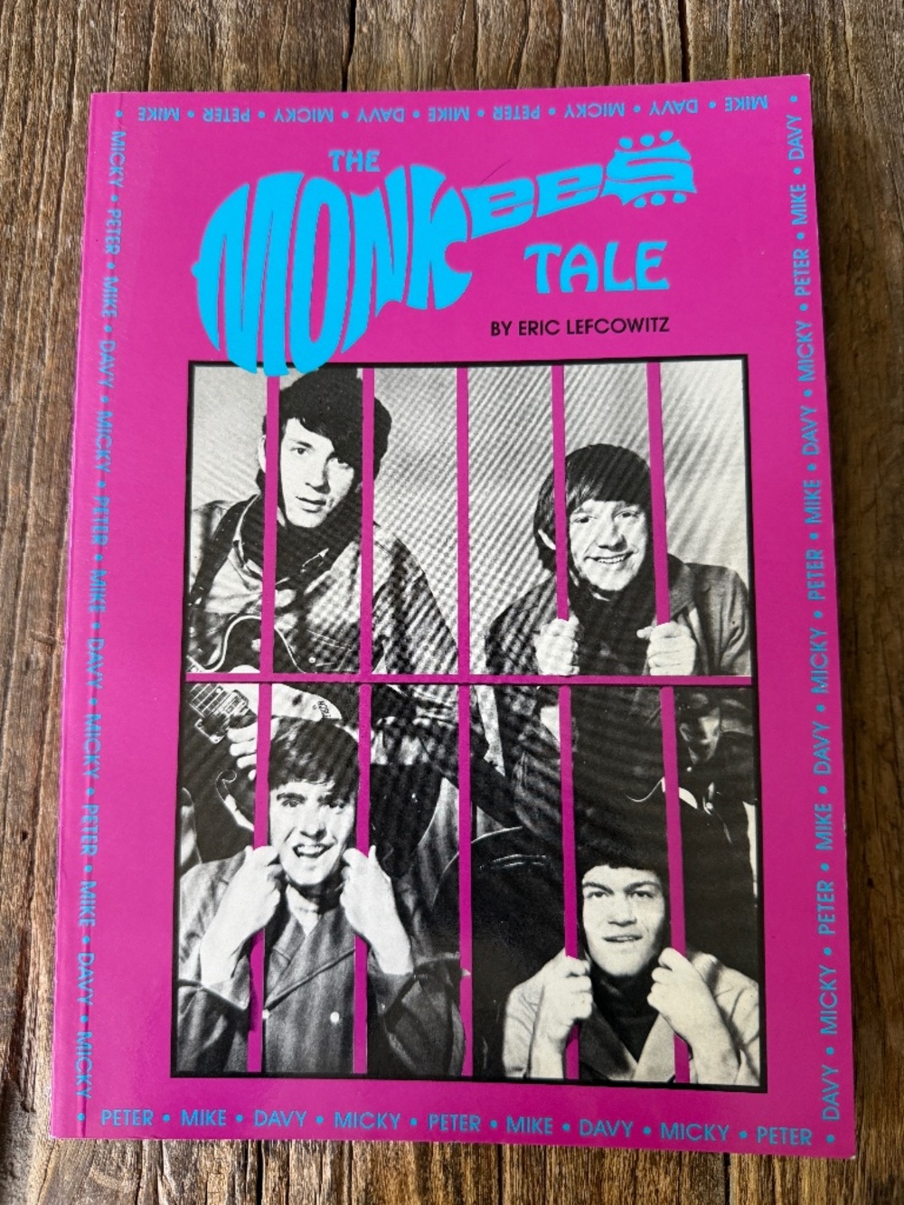 "The Monkees Tale" paperback book by Eric Lefcowitz, released in 1985